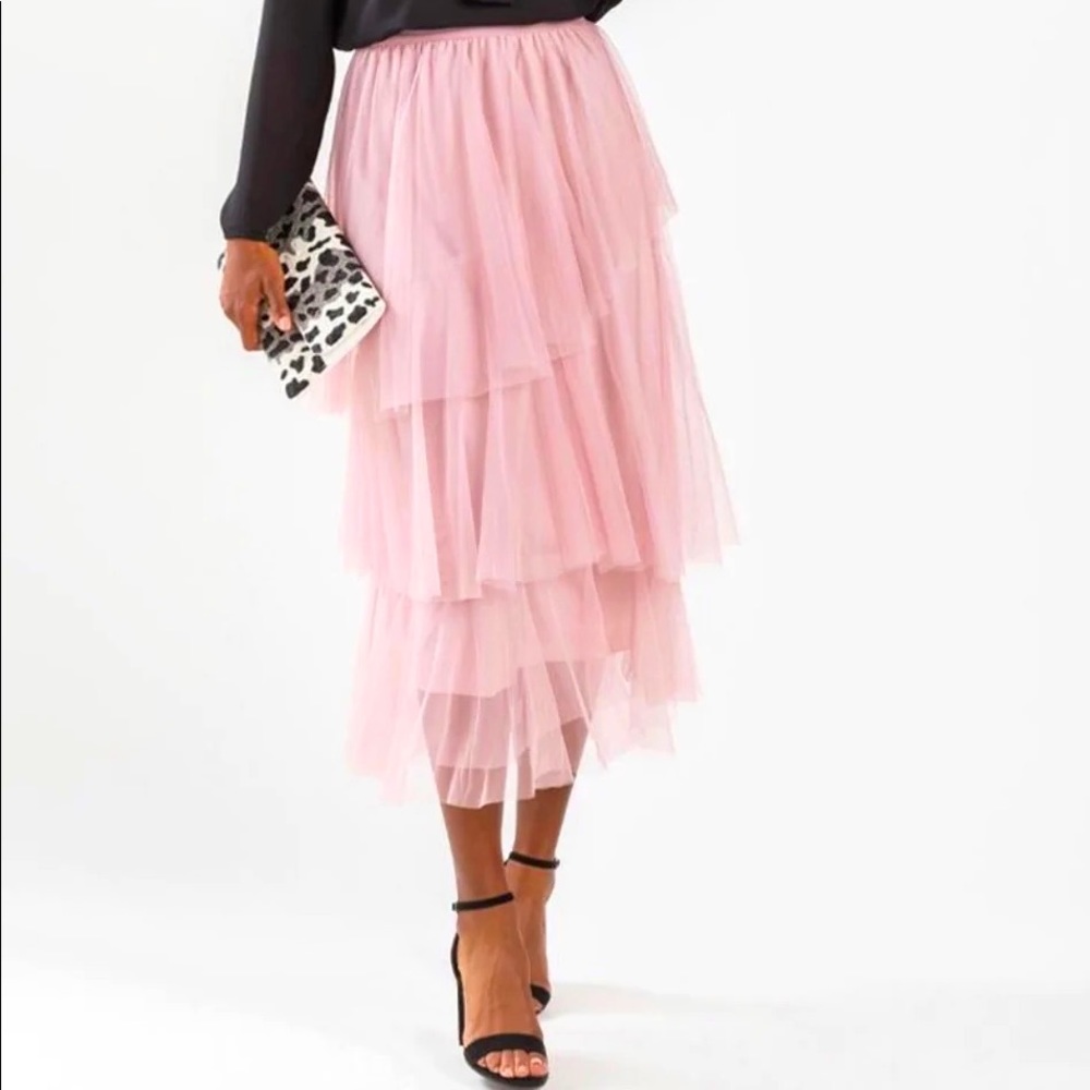 Ballerina Blush Tulle Skirt